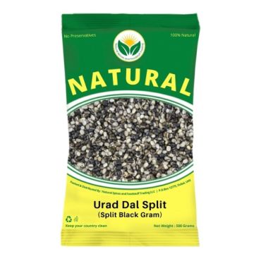 Natural Spices Urad Dal Black 1Kg (Split)